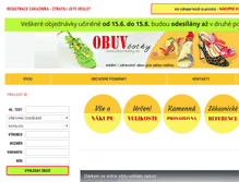 Tablet Screenshot of obuv-botky.cz